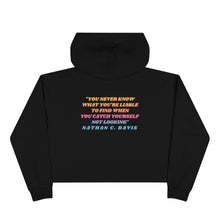 Load image into Gallery viewer, 80&#39;s Throwback crop-top women&#39;s hoodie (3 colors)
