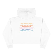 Load image into Gallery viewer, 80&#39;s Throwback crop-top women&#39;s hoodie (3 colors)
